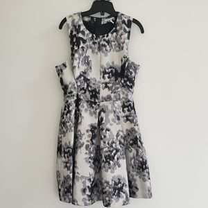 H&M Silver/Grey A-line Dress